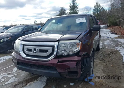 2011 Honda Pilot Lx from USA, damaged, VIN 5FNYF4H20BB012393